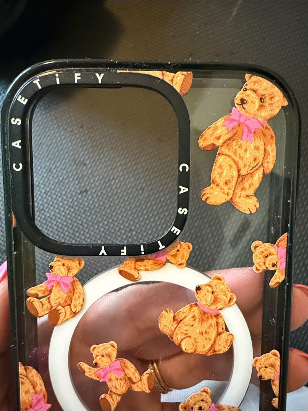 Casetify teddy bear case for iPhone 16 Pro - Picture 4 of 5